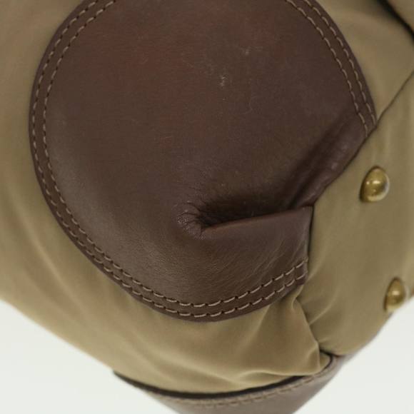 BURBERRY Hand Bag Nylon Khaki Auth 39395 - Picture 16 of 16